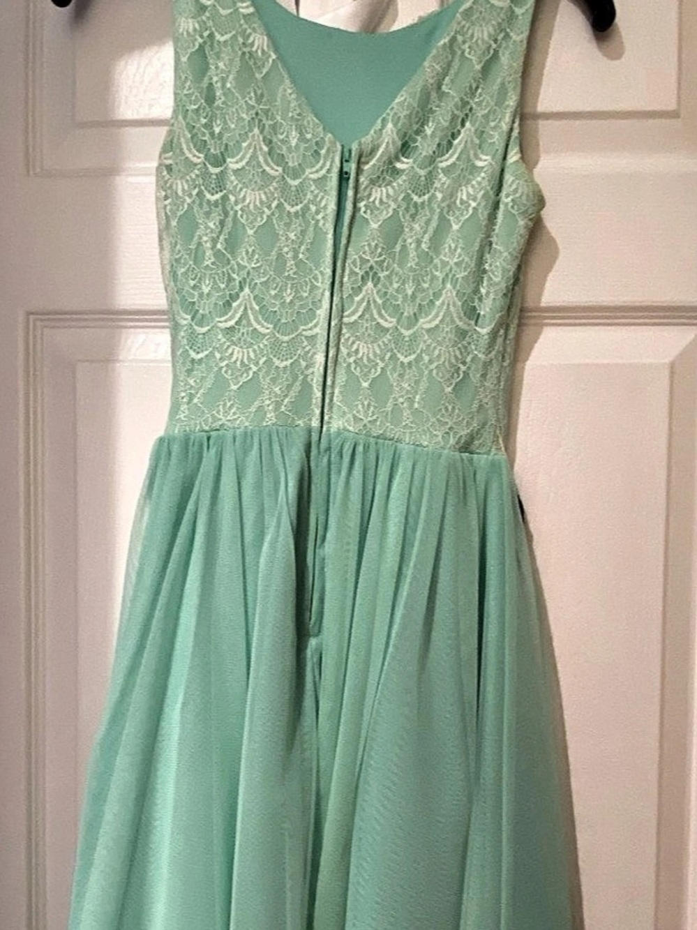 Mint Lace Mini Dress